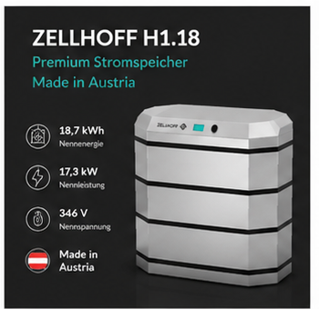 Zellhoff H1.18 Hochvolt-Batteriespeicher – 18,7 kWh / 16,8 kWh nutzbar